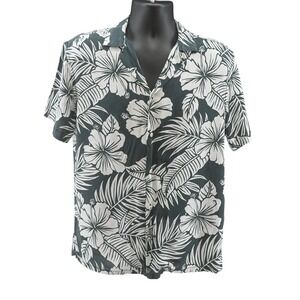 Chubbies Shirt Mens Small Tropical Hibiscus Dad Fit Rayon Aloha